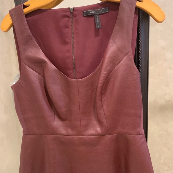 Bcbg top leather beautiful color - Picture 2 of 2